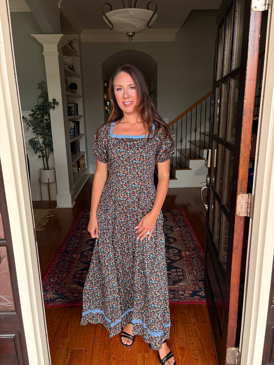 The Sweetest Fall Floral Maxi