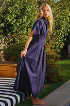 Effortless Button Front Maxi Dress