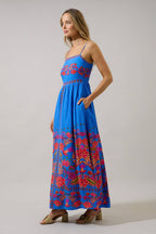 Maline Linen Maxi Dress Keizer Floral