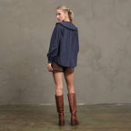 Frill Collar Cotton BlousE