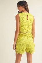 Floral Lace Two-Piece Set