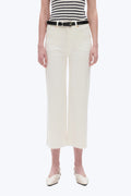 Bayaes Cream Cropped High Rise Jean