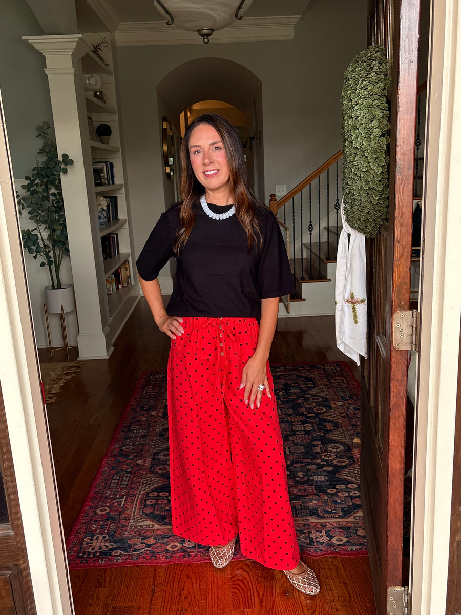 Seeing Spots Wide Leg Pants