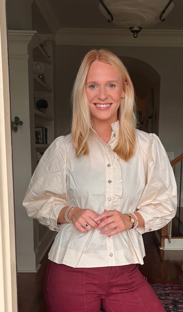 Sunday Best Ruffle Blouse