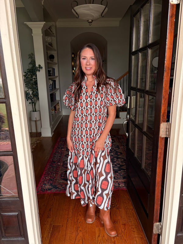 The Retro Revival Midi Dress