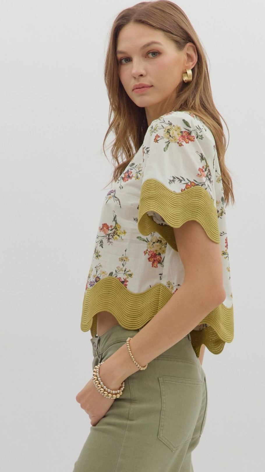 Meadow Waves Floral Top