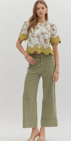 Meadow Waves Floral Top