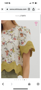 Meadow Waves Floral Top