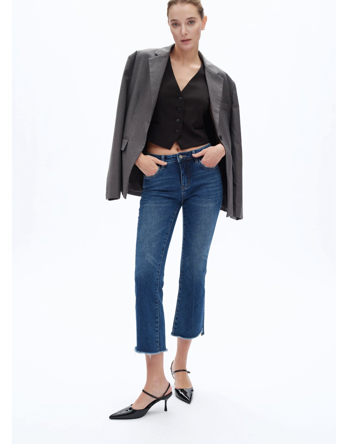 Bayeas Mid-Rise Bootcut