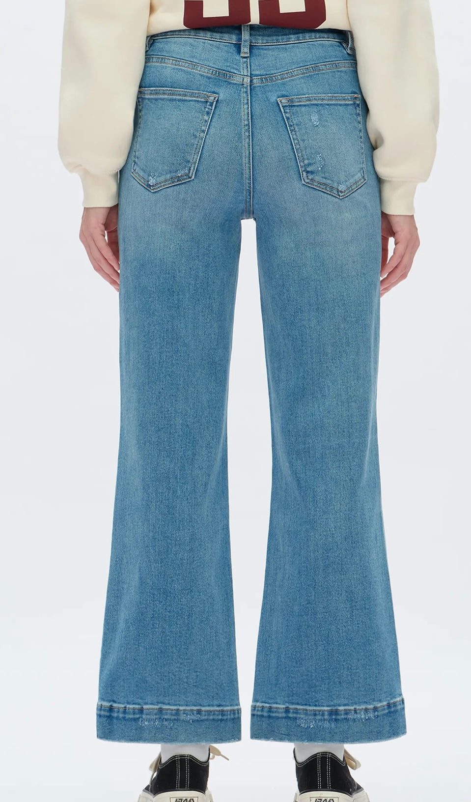 Retro Pocket Flare Jeans
