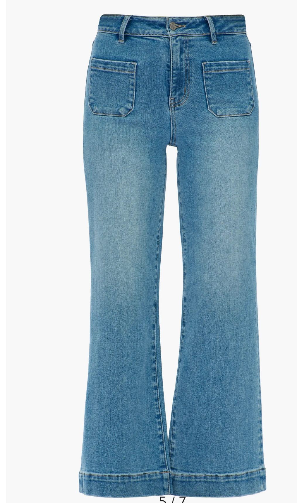 Retro Pocket Flare Jeans