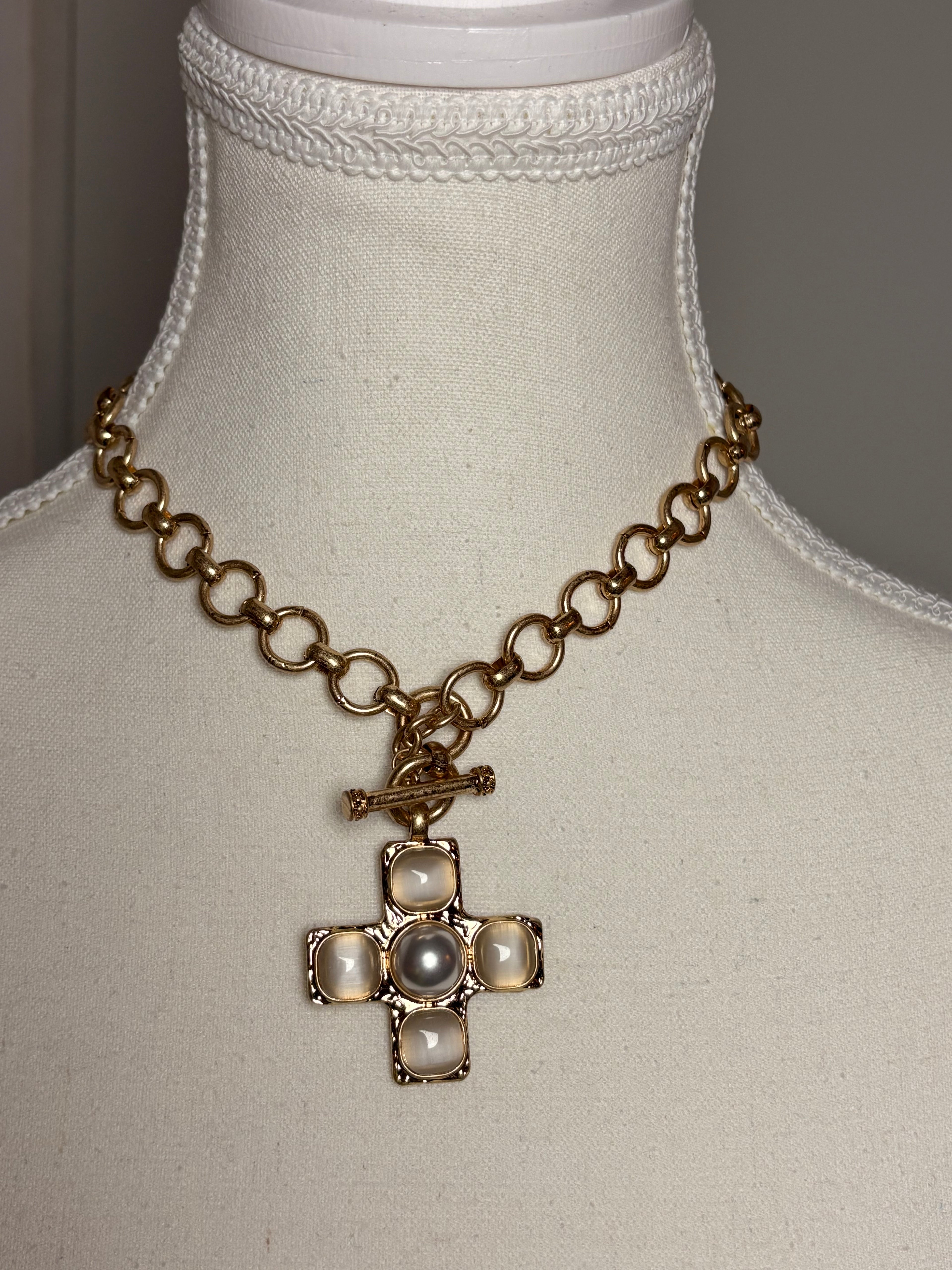 Gold Cross Necklace