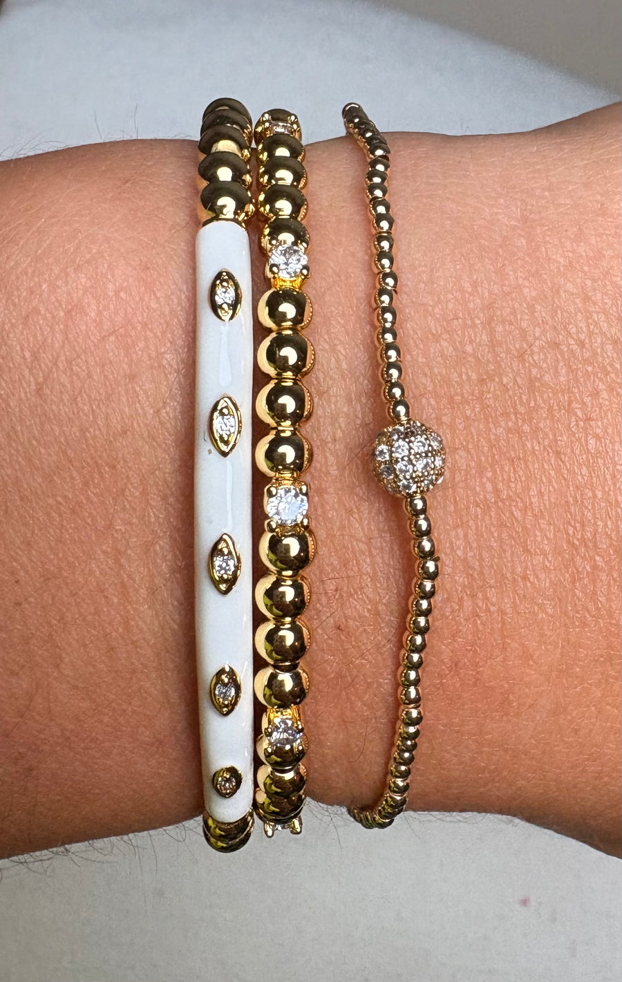 Gold Bracelet Stack