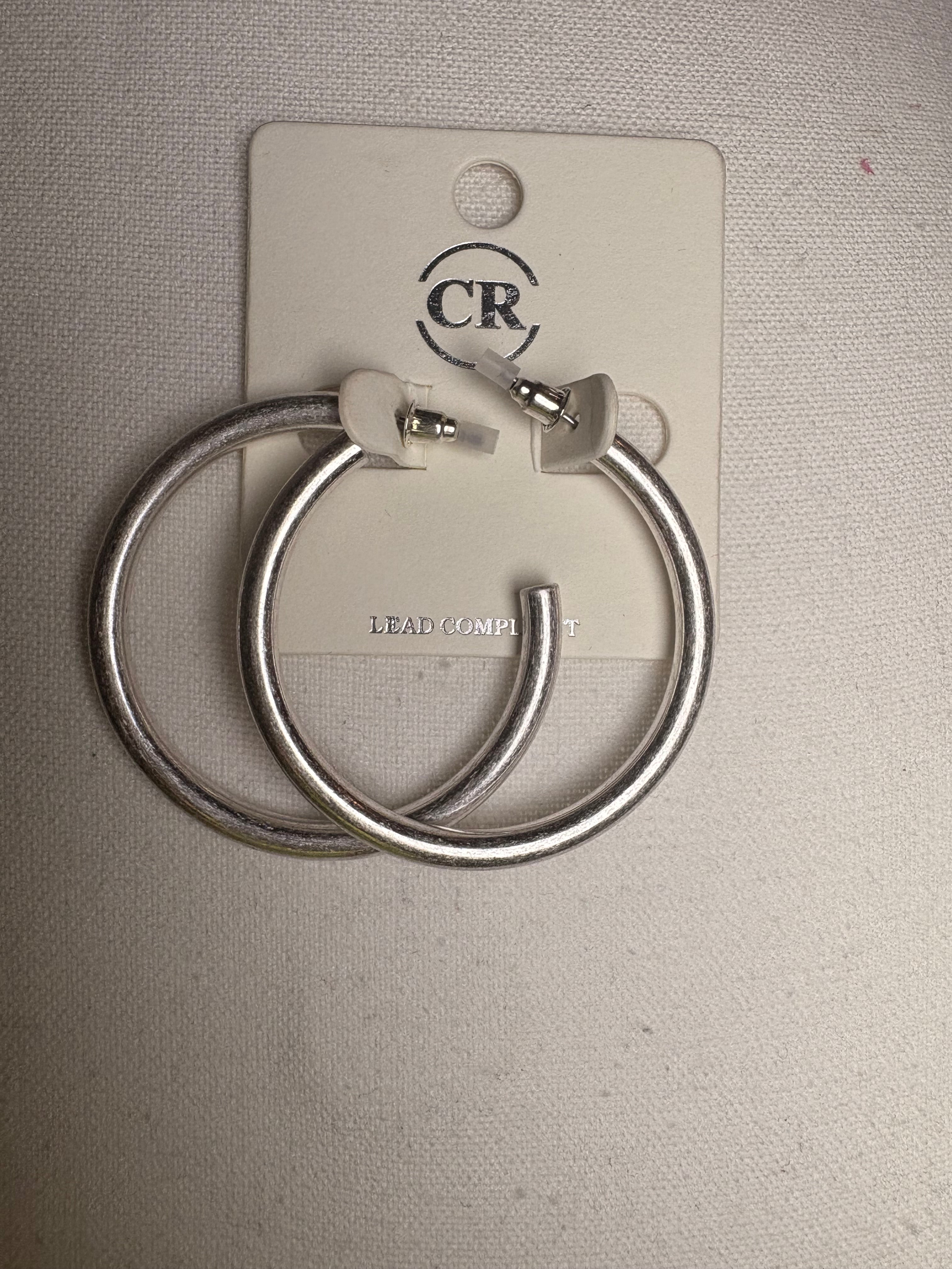 Silver Hoop Earrings
