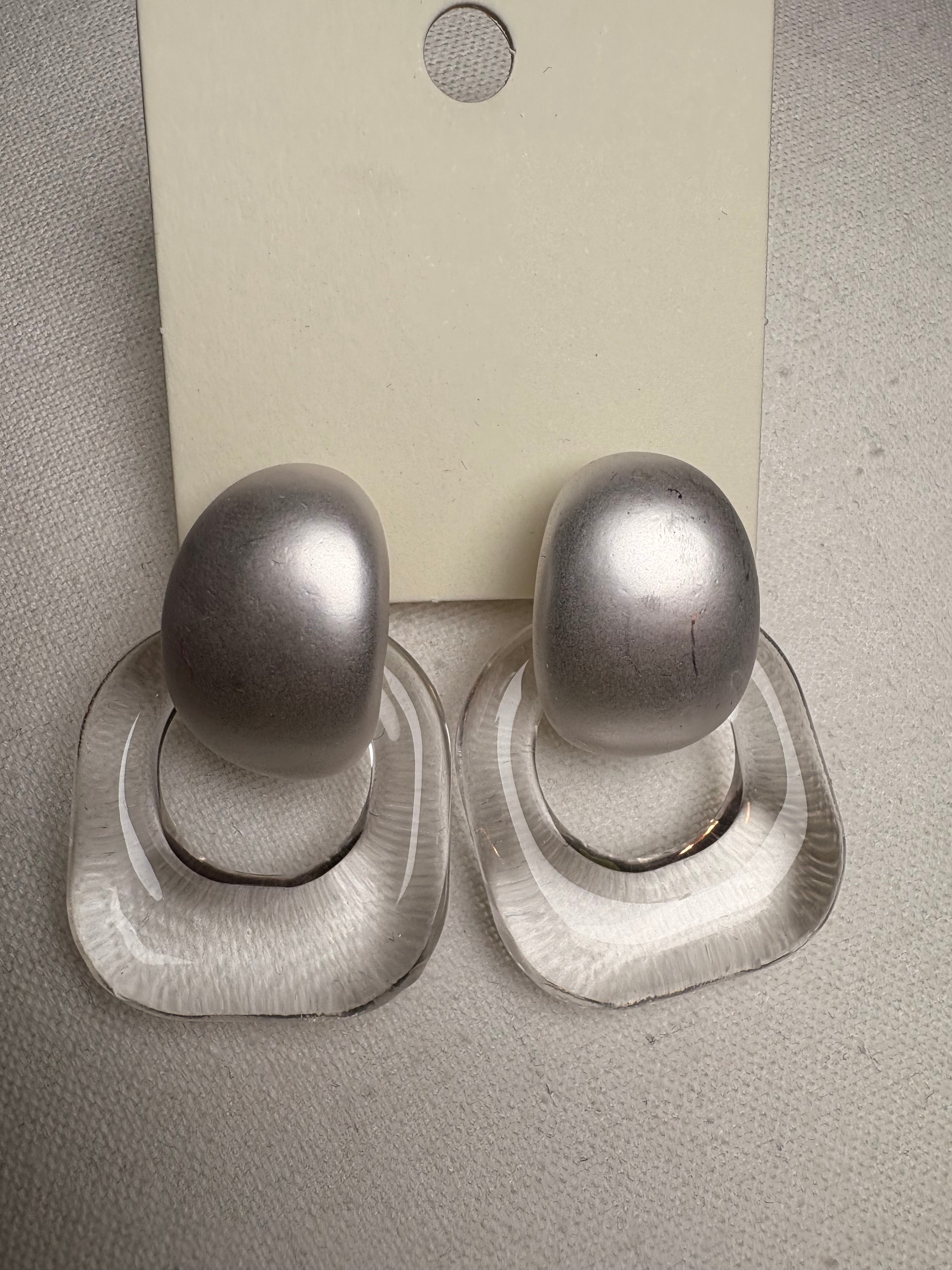 Acrylic Square Earrings