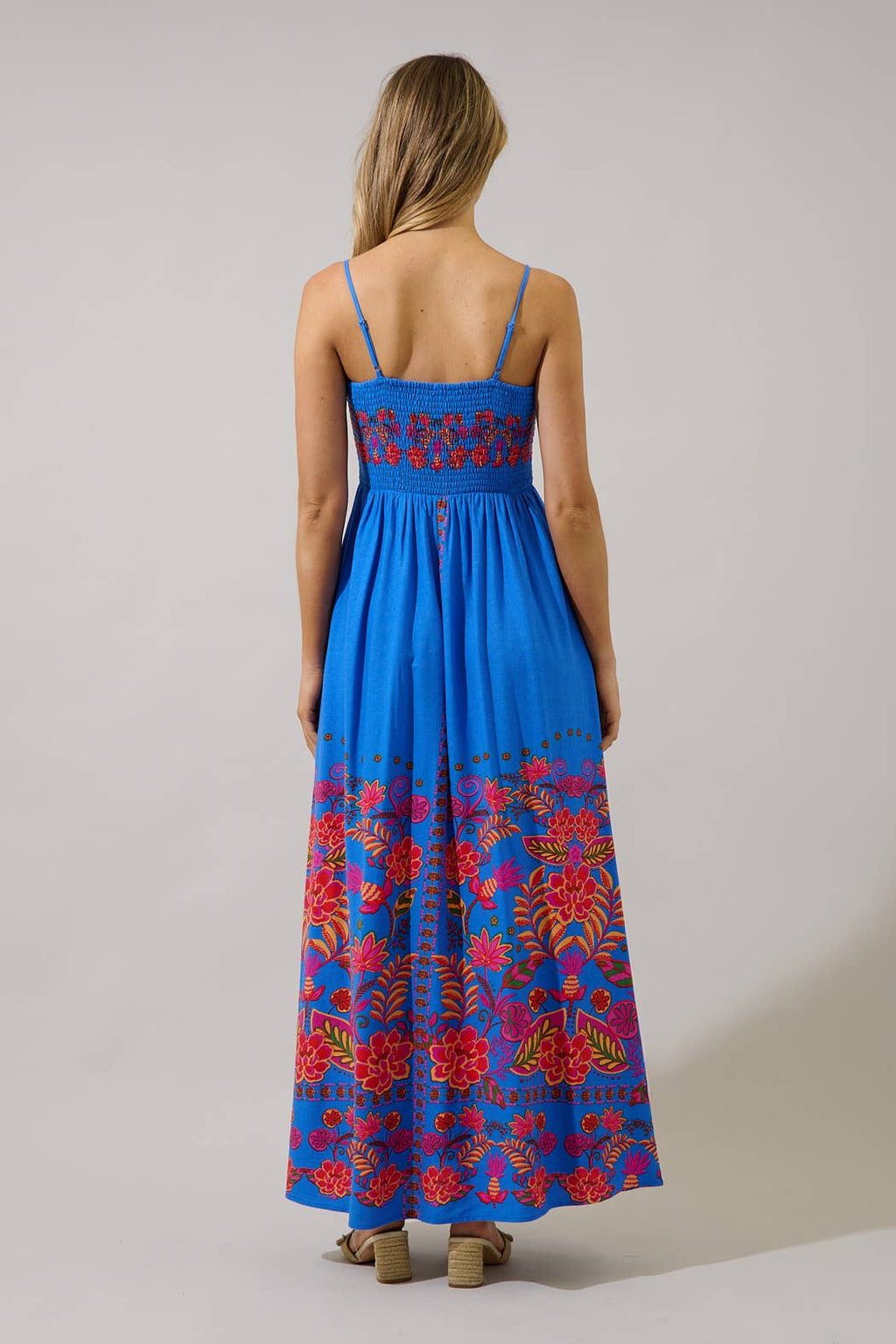 Maline Linen Maxi Dress Keizer Floral