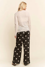 METALLIC RIBBED MOCK NECK MESH TOP