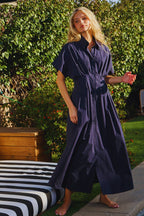 Effortless Button Front Maxi Dress