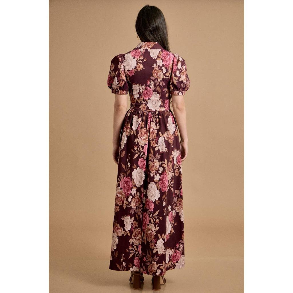 Vintage Rose Maxi Dress