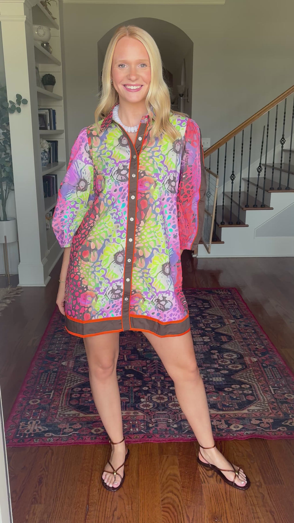 Color Me Bold Shirt Dress