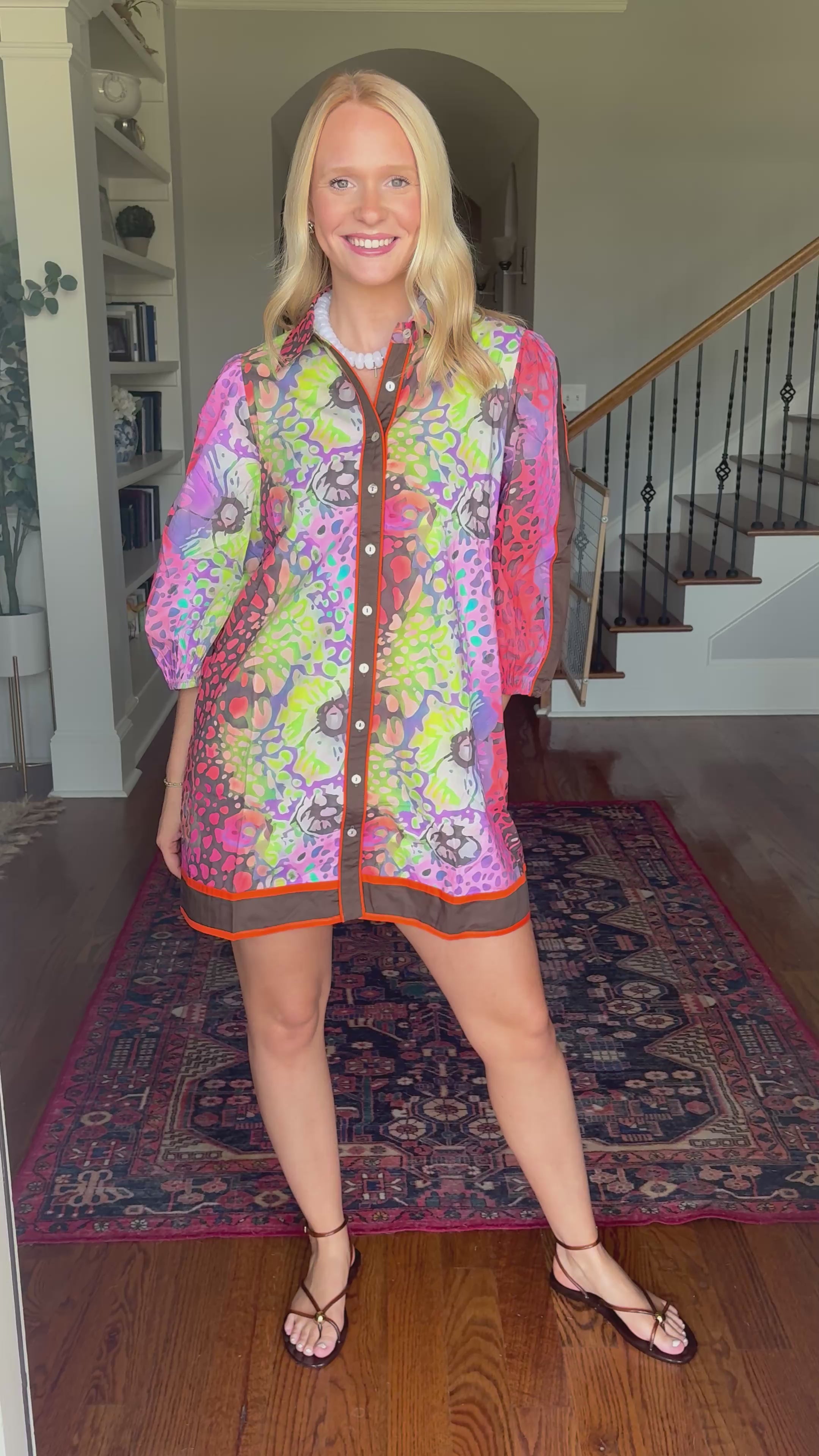Color Me Bold Shirt Dress